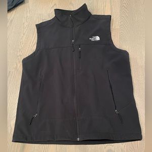 North Face black vest size L